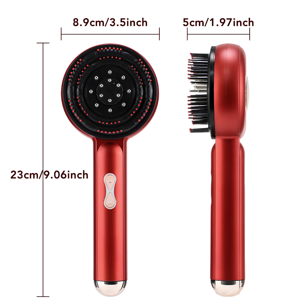 Lumurel™ Scalp Therapy Pro | Masajeador Capilar con Luz Roja 3 en 1