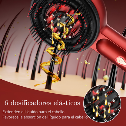 Lumurel™ Scalp Therapy Pro | Masajeador Capilar con Luz Roja 3 en 1
