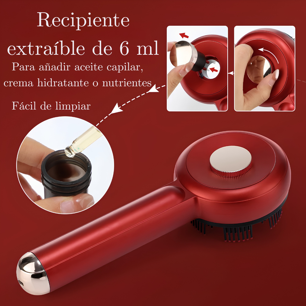 Lumurel™ Scalp Therapy Pro | Masajeador Capilar con Luz Roja 3 en 1