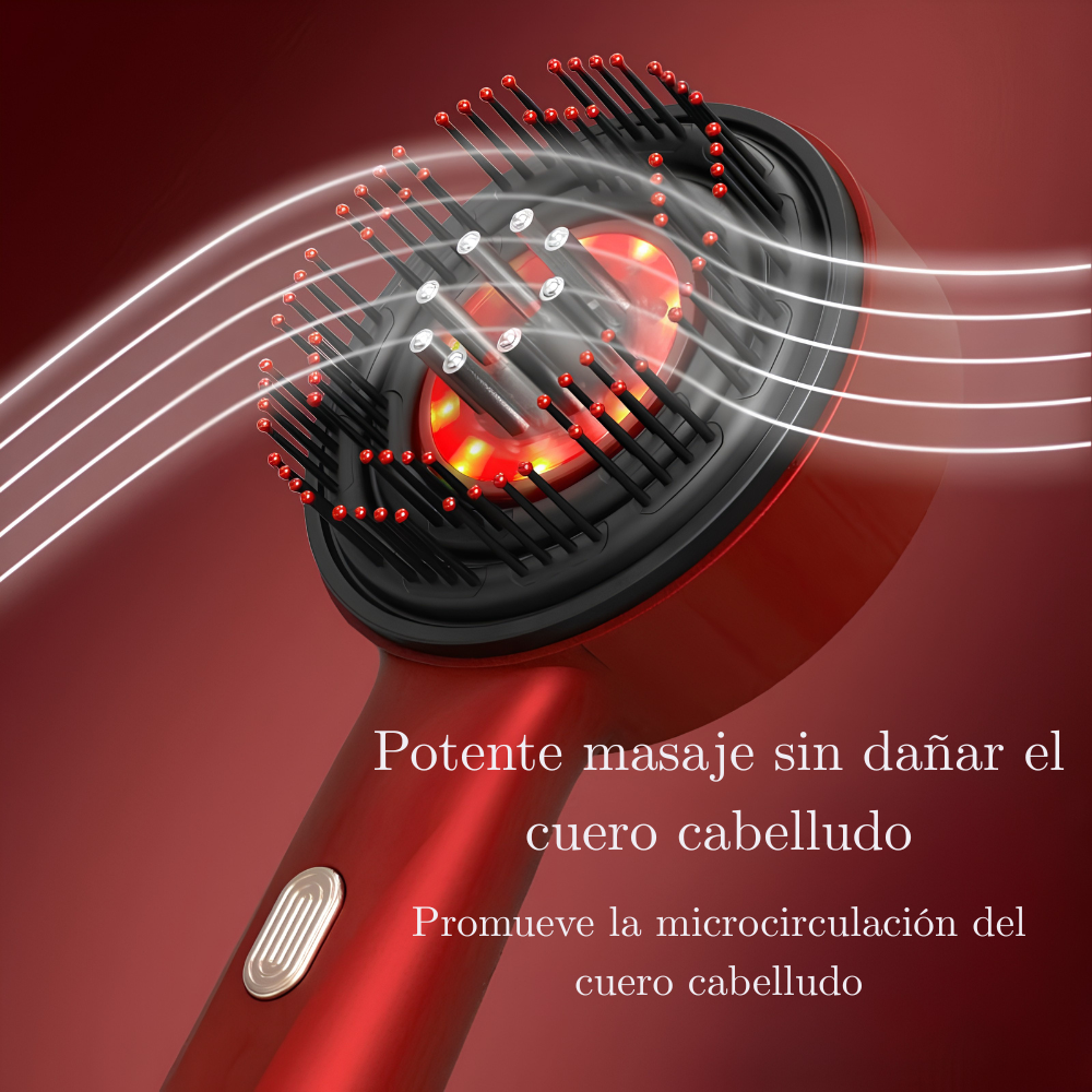 Lumurel™ Scalp Therapy Pro | Masajeador Capilar con Luz Roja 3 en 1