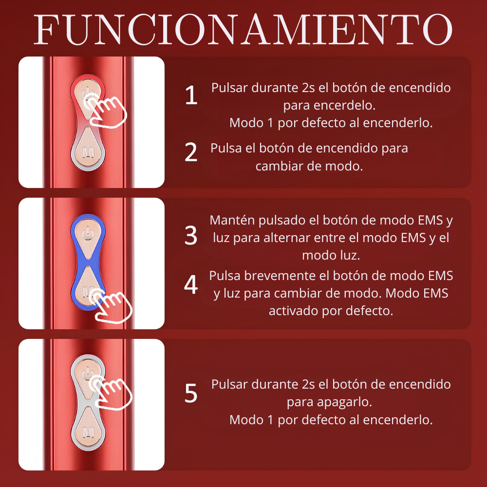 Lumurel™ Scalp Therapy Pro | Masajeador Capilar con Luz Roja 3 en 1