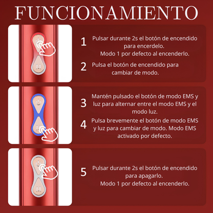 Lumurel™ Scalp Therapy Pro | Masajeador Capilar con Luz Roja 3 en 1