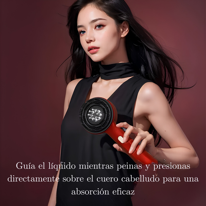 Lumurel™ Scalp Therapy Pro | Masajeador Capilar con Luz Roja 3 en 1