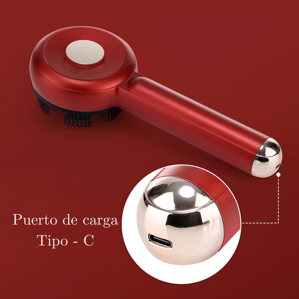 Lumurel™ Scalp Therapy Pro | Masajeador Capilar con Luz Roja 3 en 1
